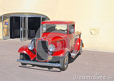 Antique Car: 1934 Ford Truck Editorial Stock Photo